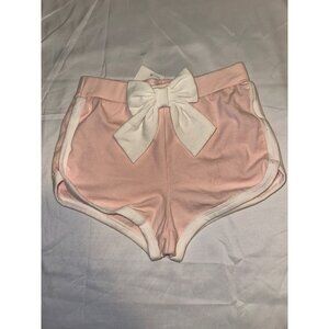 Epic Threads Girls Pink Shorts with White Bow, Size 4T, NWT